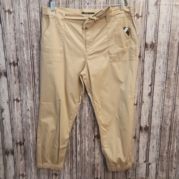 Pants - New Khaki Jogger Syle Pant - Stitch Star - XL